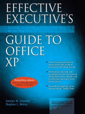 cover image of Effective Executive's Guide to Office XP